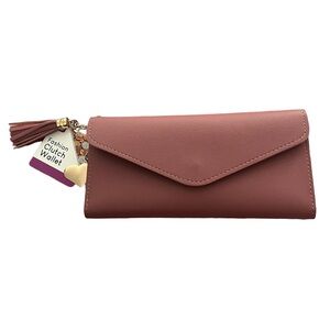 *new* Mauve Color Fashion Clutch Wallet